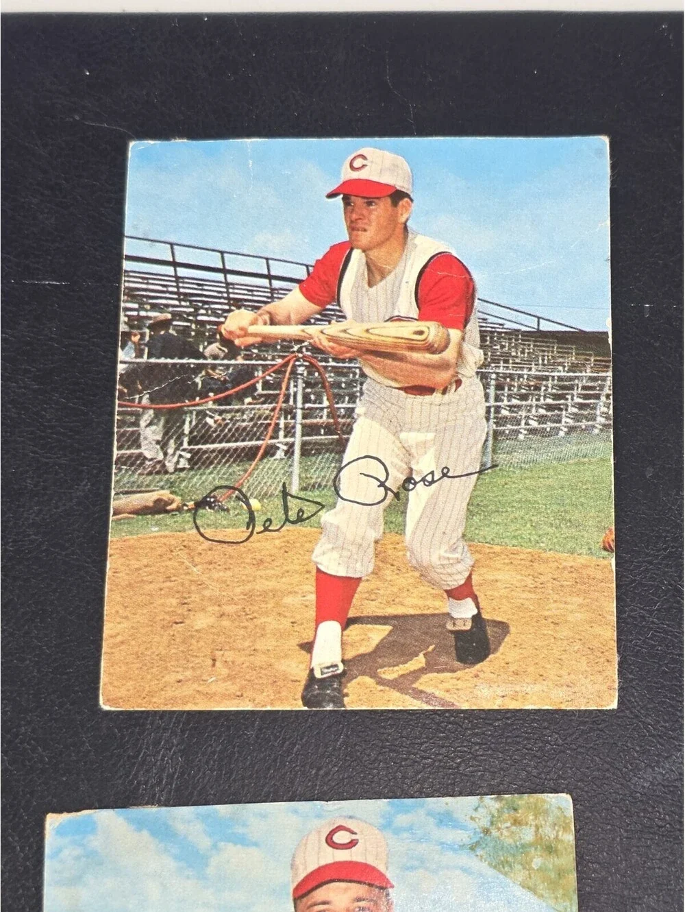 1964 Kahn's Weiners Pete Rose Rookie + Bill Virdon & More Card lot - WORN